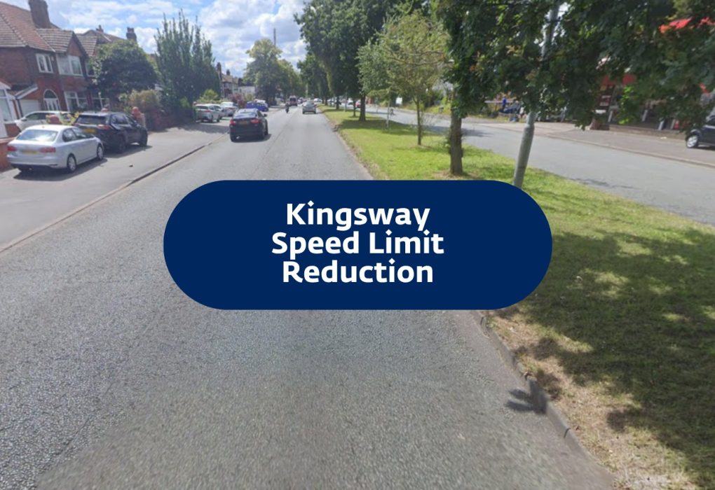 Kingsway Speed Limit Reduction. Image: Manchester City Council