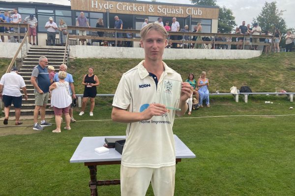 Luke Young. Image: Hyde Cricket Club
