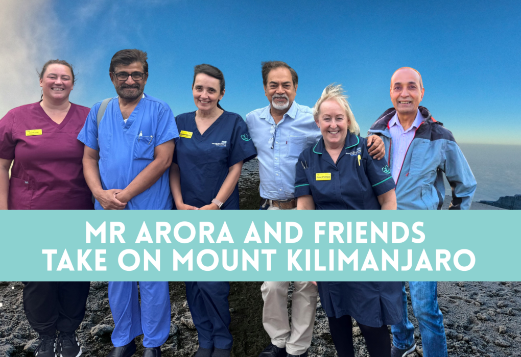 Mr Pardeep Arora and team ahead of their trip to Mount Kilimanjaro. Image: Tameside Hospital
