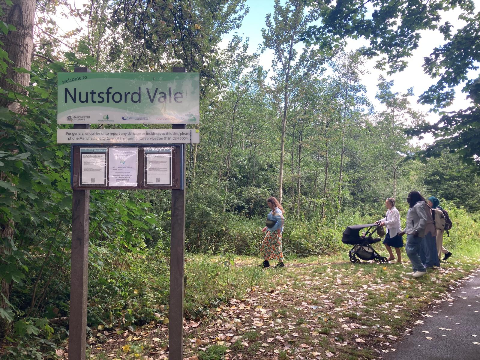Nature and Neighbourhood Walk in Nutsford Vale. Image: Augusta Ward