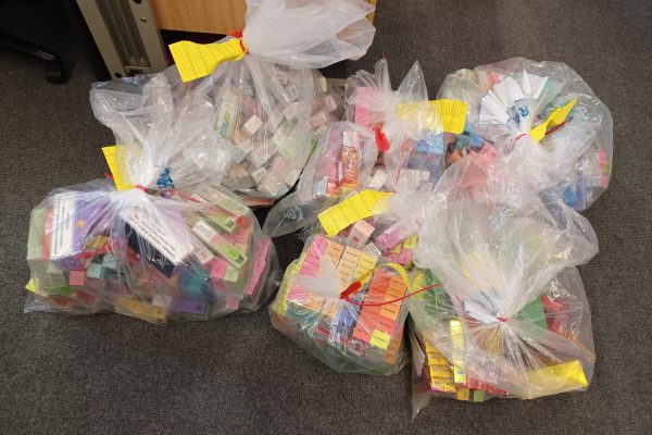 Seized E-cigs. Image: Tameside Council