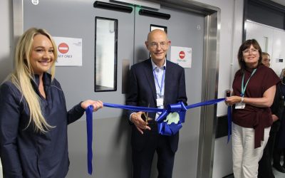 Ribbon cutting ceremony on Tameside Hospital's new maternity theatre. Image: Tameside Hospital