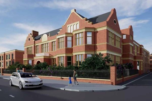 Redevelopment of Hyde Library CGI. Image: Planning documents