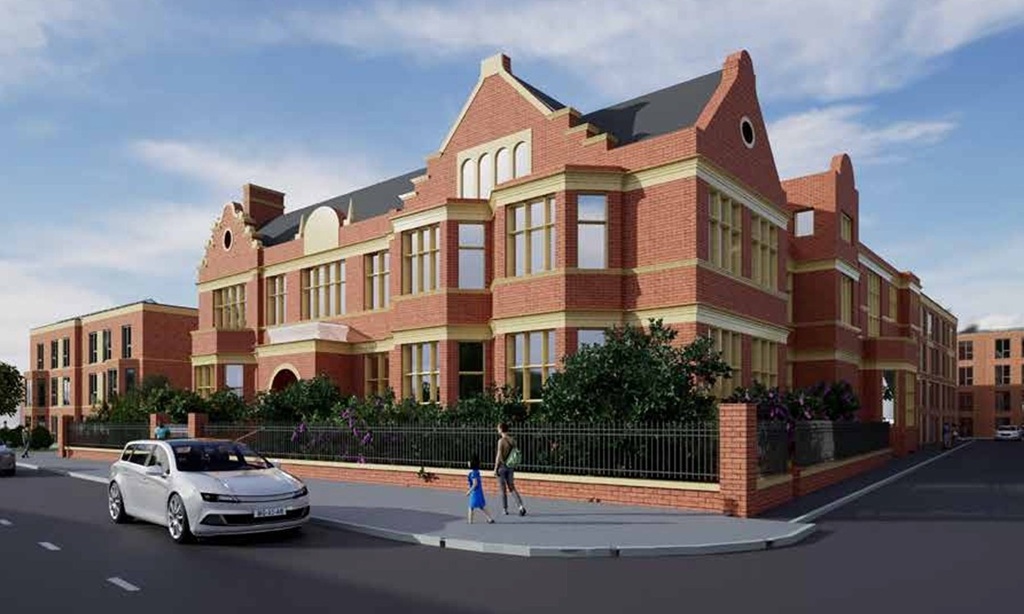 Redevelopment of Hyde Library CGI. Image: Planning documents