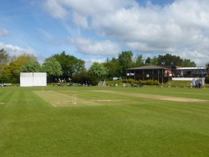 Hyde Cricket Club in the sunshine. Image: Hyde CC