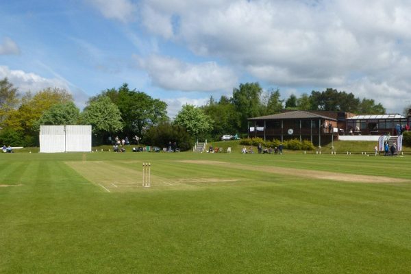 Hyde Cricket Club in the sunshine. Image: Hyde CC