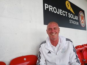 Hyde United manager Nick Spooner. Image: Six57