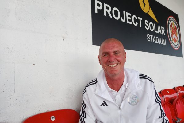 Hyde United manager Nick Spooner. Image: Six57