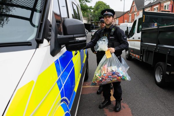 Op Elswick in Longsight, Illegal Ecigs. Image: GMP