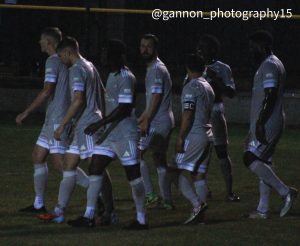 Hyde United win 1-0 at Prescot Cables. Image: Nathan Gannon