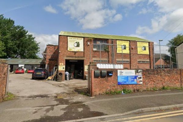 Lion Works in Denton, the site of the proposed development. Image: Google