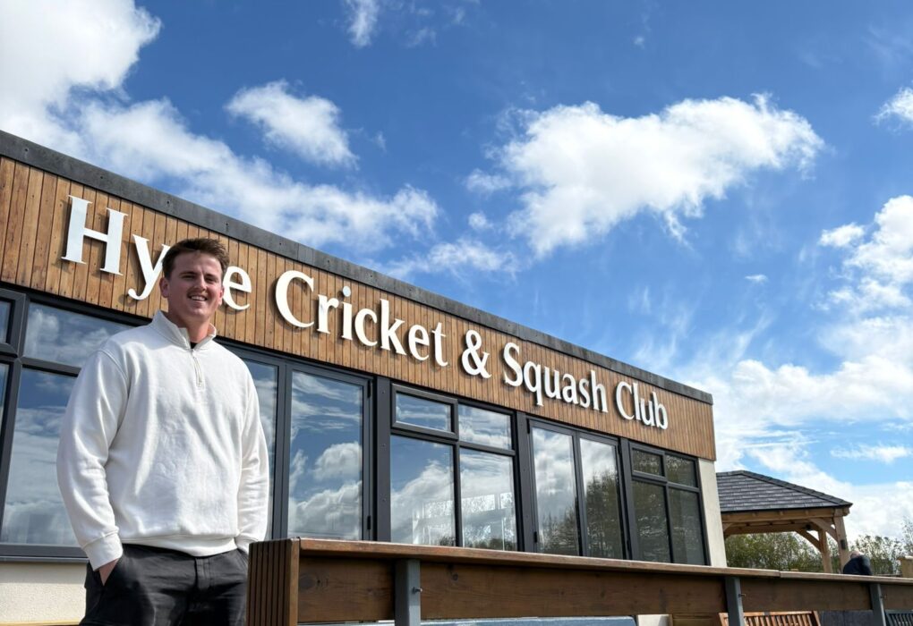 Aussie all-rounder Coby Fitzsimmons at Hyde Cricket Club