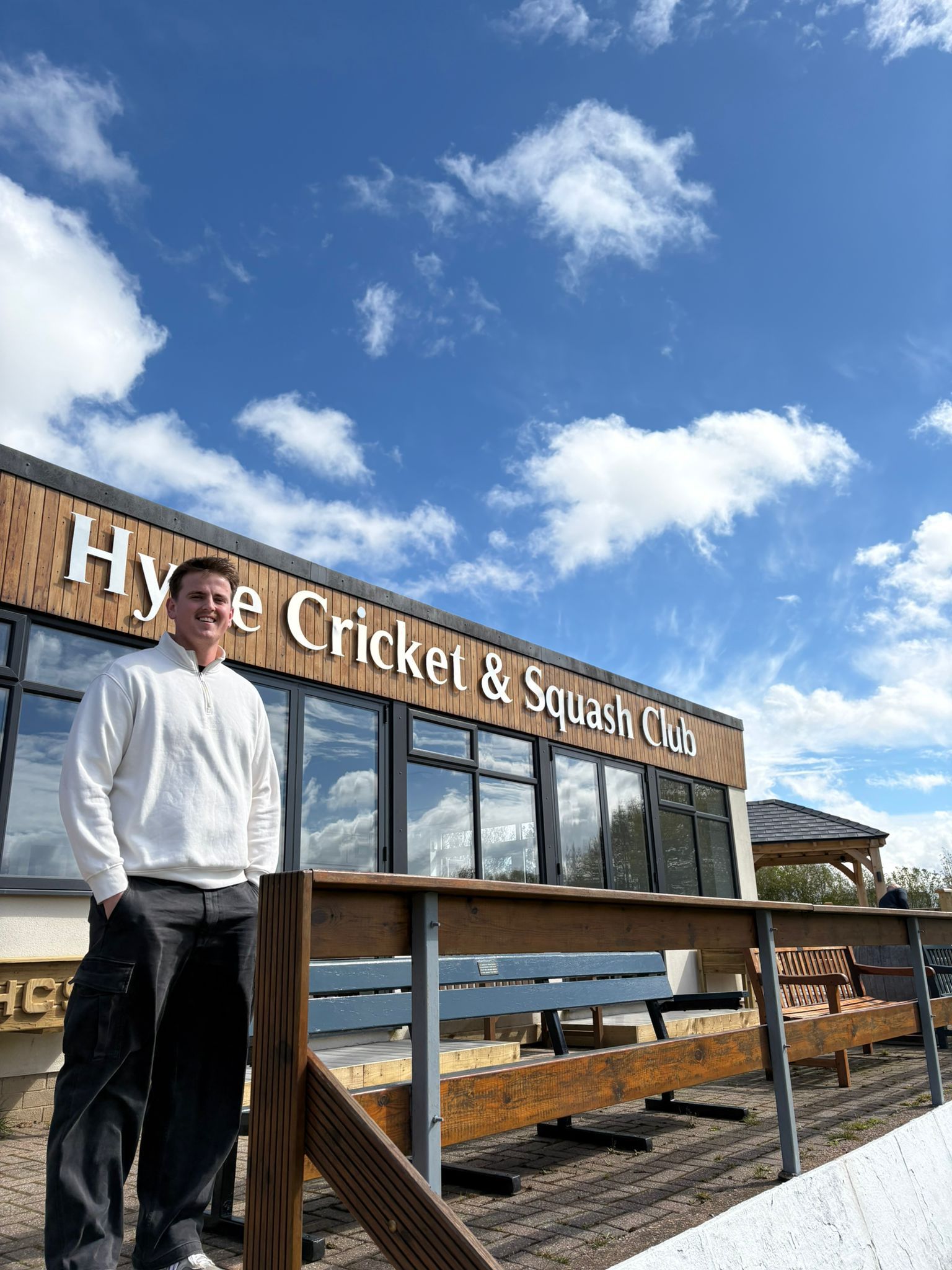 Aussie all-rounder Coby Fitzsimmons at Hyde Cricket Club